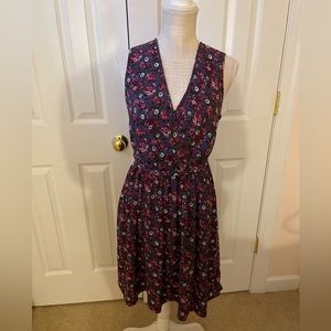Floral Dress, Size Medium